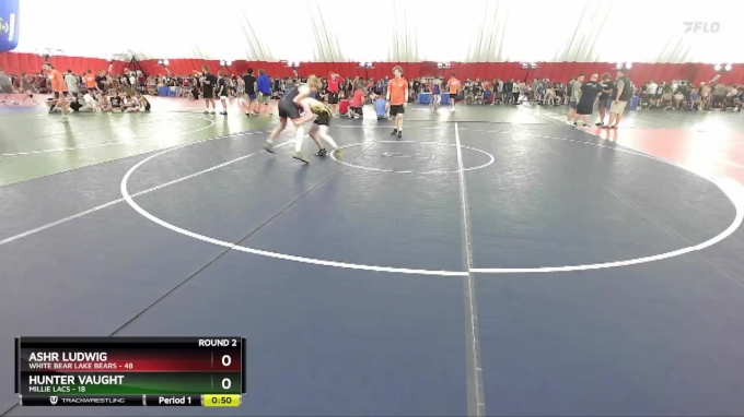115-115 lbs Round 2 - Hunter Vaught, Millie Lacs vs Ashr Ludwig, White ...