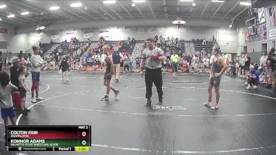 108/115 Quarterfinal - Colton Fain, Unaffiliated vs Konnor Adams, Palmetto State Wrestling Acade