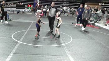 55 lbs 3rd Place - Abigail Ffriend, Franklin vs Harley Gibson, Deptford Spartans