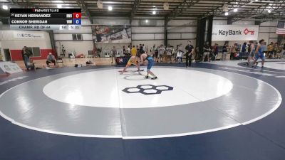 57 kg Champ. Rd Of 64 - Keyan Hernandez, Hawkeye Wrestling Club vs Connor Sheridan, VHW