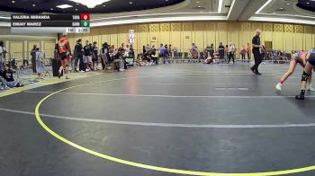 109 lbs Quarterfinal - Valeria Miranda, Topanga-Btsla vs Emjay Marez, Garden City HS