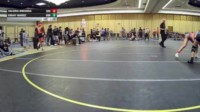 109 lbs Quarterfinal - Valeria Miranda, Topanga-Btsla vs Emjay Marez, Garden City HS