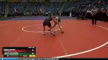 126 lbs Cons. Semi - Daizy Gomez, Great Bend vs Annie Gallegos, Topeka-Washburn Rural