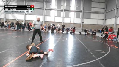44.6-44.8 lbs Champ. Round 3 - Amzie Hatfield, Sandpoint Legacy Wrestling Club vs Kash Kardos, Priest River Wrestling Club