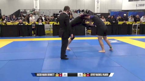 Jeffrey Maxwell Palmeri vs Jacob Mark Bennett 2024 World IBJJF Jiu-Jitsu No-Gi Championship