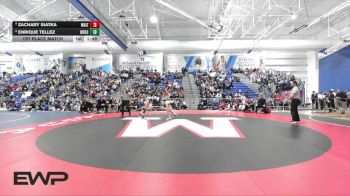 106 lbs 1st Place Match - Enrique Tellez, Wichita East vs Zachary Siatka, Maize