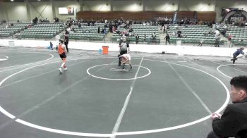 74 lbs 2nd Place - Alexander Hall, Roseburg Mat Club vs Adriel Flores, Warriors Of Christ