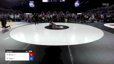 138 lbs Quarters - Alex Braun, MN vs Sergio Vega, AZ