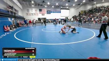 120 lbs Quarterfinal - Jackson East, Newcastle/Upton vs Nathan Fish, Niobrara County