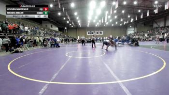 285 lbs Cons. Round 1 - Heyden Whiteside, Piedmont vs Mason Zeller, Seckman