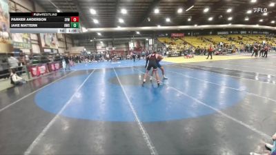 150 lbs 7th Place Match - Parker Anderson, Sturgis Youth Wrestling vs Jake Mattern, Bison Wrestling Club