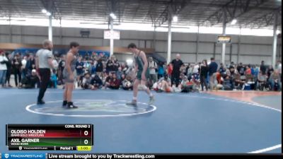 126 lbs Cons. Round 2 - Oloiso Holden, Idaho Gold Wrestling vs Axil Garner, Wood River