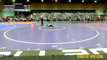 43 lbs Semifinal - Hayden Zemba, Steel Valley Renegades vs Ridge Jessop, Ryse Wrestling Academy