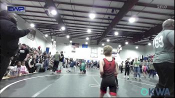 49 lbs Consolation - Kaiden Mclaughlin, Del City Little League vs Bill Cox, Weatherford Youth Wrestling