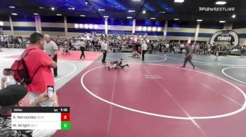 82 lbs Quarterfinal - Alex Hernandez, Barn Brothers vs Mason Wright, Southern Idaho WC