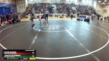 126 lbs Quarterfinal - Jacob Bowen, Riverview (Riverview) vs Jordan Blomberg, Palmetto Ridge H.S.