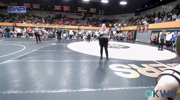 52 lbs Round Of 16 - Dwaine Goldsberry, Weatherford Youth Wrestling vs Brody Corn, Mustang Bronco Wrestling Club