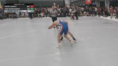 120 lbs Champ. Rd Of 128 - Kent Montgomery, Moen Wrestling Academy vs Gavin Langley, Mater Academy