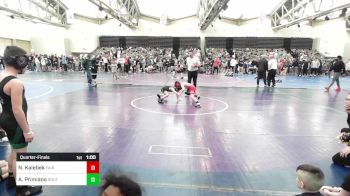 65-B lbs Quarterfinal - Noah Kalebek, Fair Lawn vs Alexander Primiano, South Plainfield