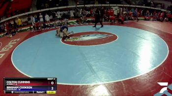 132 lbs Champ Round 1 (16 Team) - Colton Cummins, Alaska 1 vs Brigham Cookson, Utah Black