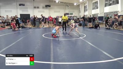 112-E lbs Round 3 - Justuce Fisher, OH vs Brenden Vertigan, MI