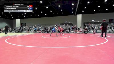 138 lbs Cons. Round 7 - Hudson Beckley, OK vs Cayden Rios, TX