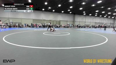 100 lbs Rr Rnd 1 - Hadley Vold, POWA K-6 vs BlakeLee Smith, SOTM Lady Outlaw