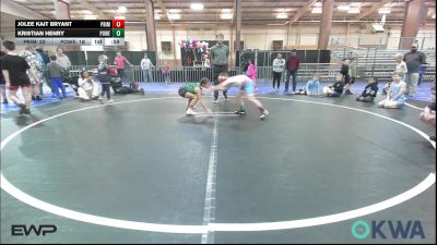 67 lbs Rr Rnd 5 - Jolee Kait Bryant, Prime Wrestling vs Kristian Henry, Powerhouse Blue