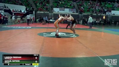 7A 215 lbs Cons. Round 1 - Landon Freeman, Grissom Hs vs Samuel Batson, Hoover