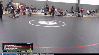 43-46 lbs Round 1 - Benny Hernandez, Federal Way Spartans vs Petra Baublits, CNWC Concede Nothing Wrestling Club