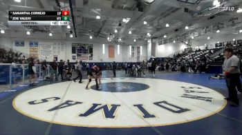 110 lbs Semifinal - Zoe Valejo, Northview vs Samantha Cornejo, Esperanza