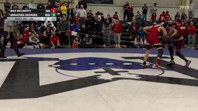 150 lbs Semifinal - Max McCarthy, St. Francis vs Sebastien Georges, Monsignor Farrell