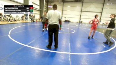 140 lbs Round 5 (3pm Friday) - Grayson Hostetter, PA USA vs Nathan Newman, Michigan S.W.A.T.