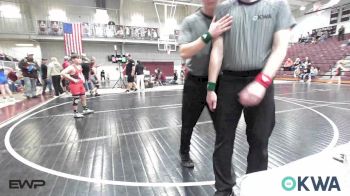 100 lbs Rr Rnd 5 - Hazel Blubaugh, Perry Wrestling Academy vs Henry Romero, IV, Wolfpak Wrestling