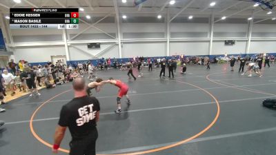 144 lbs Semifinal - Eddie Kessen, Unattached vs Mason Basile, Unattached