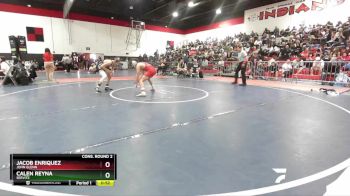 132 lbs Cons. Round 2 - Calen Reyna, Servite vs Jacob Enriquez, John Glenn