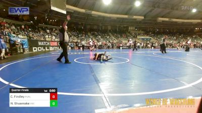 85 lbs Quarterfinal - Colt Findley, Purler Wrestling, Inc vs Noah Shuemake, Viking Wrestling Club