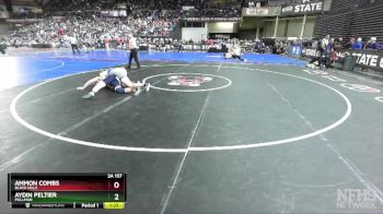 2A 157 lbs Quarterfinal - Ammon Combs, Black Hills vs Aydin Peltier, Pullman