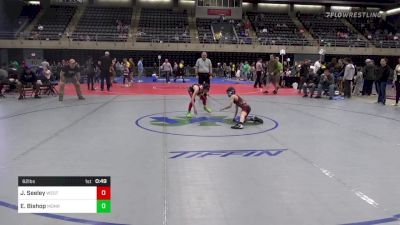 62 lbs Quarterfinal - Jack Seeley, Westminster vs Edward Bishop, Monroeville