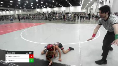 58 lbs Round Of 16 - Nixon Mendoza, Mantanona TC vs Isaiah Tapia, Kalispell WC