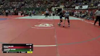 D3-113 lbs Semifinal - Cooper Shore, Miami East vs Kyle Miller, Garaway