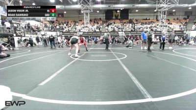 150 lbs Quarterfinal - Jason Visor Jr., Putnam City vs Noah Dawejko, Cabot Wrestling Club