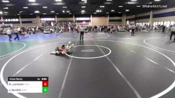 106 lbs Consolation - Marc Jumanan, Topanga Wrestling/Beat The Streets LA vs Jack Burdick, Carbon