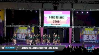 Long Island Cheer - Black [2022 L3.2 Senior - PREP Day 1] 2022 ACDA Reach the Beach Ocean City Cheer Grand Nationals