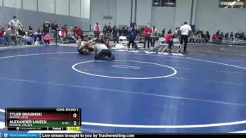 165 lbs Cons. Round 2 - Alexander LaVeck, McDaniel College vs Tyler Brazinski, Oneonta State