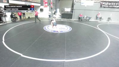 95 lbs 1st Place Match - Stellarose Munoz vs Casey Nguyen, Sunnyvale Wrestling Club