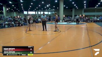 113 lbs Round 2 (6 Team) - Noah Brown, Guerilla WC vs Noah Krauss, East Alabama Wrestling Team