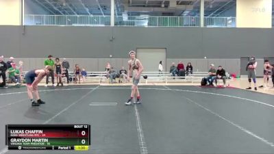 105 lbs Round 3 (10 Team) - Graydon Martin, Virginia Team Predator vs Lukas Chaffin, Noke Wrestling RTC