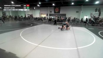 156 lbs Rr Rnd 1 - Heritage Luafalemana, Golden Backs MRTC vs Beckett Glynn, Thunder WC
