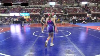 90 lbs Quarterfinal - Autumn Kleinfeldt, Powell Wrestling Club vs Caydee Gorder, Poplar Wrestling Club